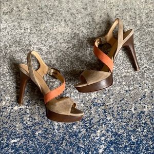 J. Crew suede heels